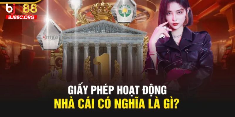 Khái quát về giấy phép hoạt động BJ88